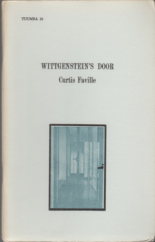 Item #41693 WITTGENSTEIN'S DOOR. Curtis FAVILLE.