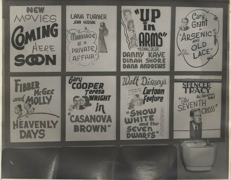 Photographic Archive of WWII-Era Theatre Lobby Displays