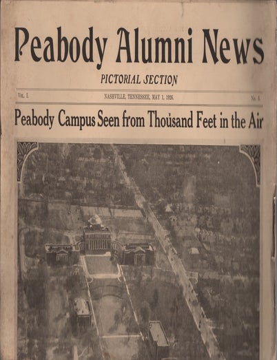Personal Documents and Promotional Materials From George Peabody College for Teachers