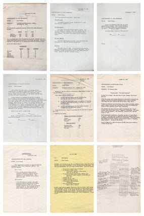 Item #41828 Archive of White House Memoranda and Other Documents from LBJ Pollster Fred Panzer....