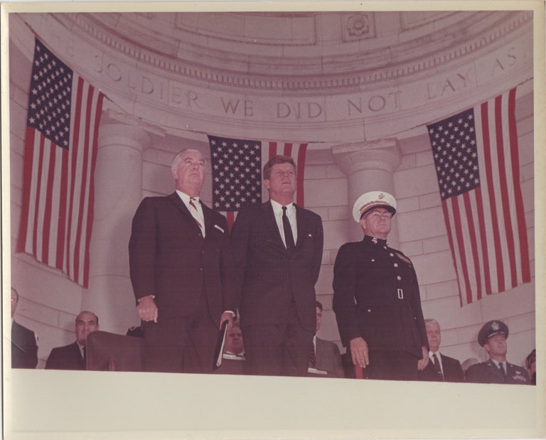 Twenty-Four Original Photographs of President Kennedy at Arlington National Cemetery