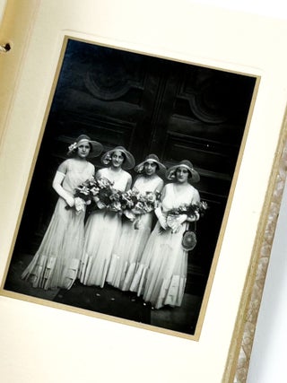 Original Photo Album of a French Wedding