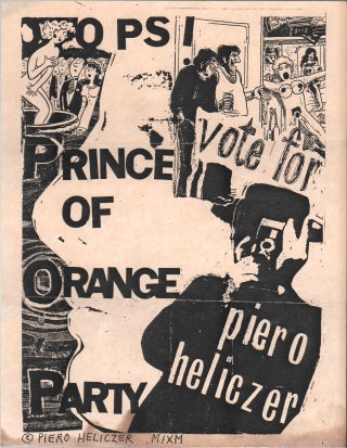 Flyer Sent to Ira Cohen from Piero Heliczer. Piero HELICZER.