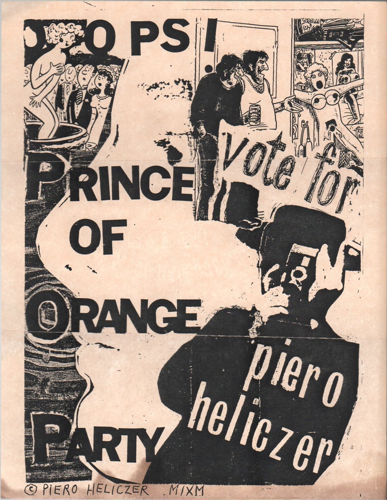 Item #41959 [Flyer Sent to Ira Cohen from Piero Heliczer]. Piero HELICZER.