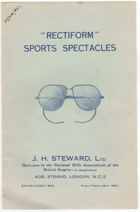 "Rectiform" Sports Spectacles. Ltd J H. Steward.