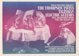 Item #42167 [Collection of Six Original Flyers for Shows Produced by...]. Music, New Wave, Final...