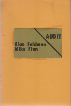 AUDIT-POETRY Vol. VI No. 1. Alan FELDMAN, Mike Finn.