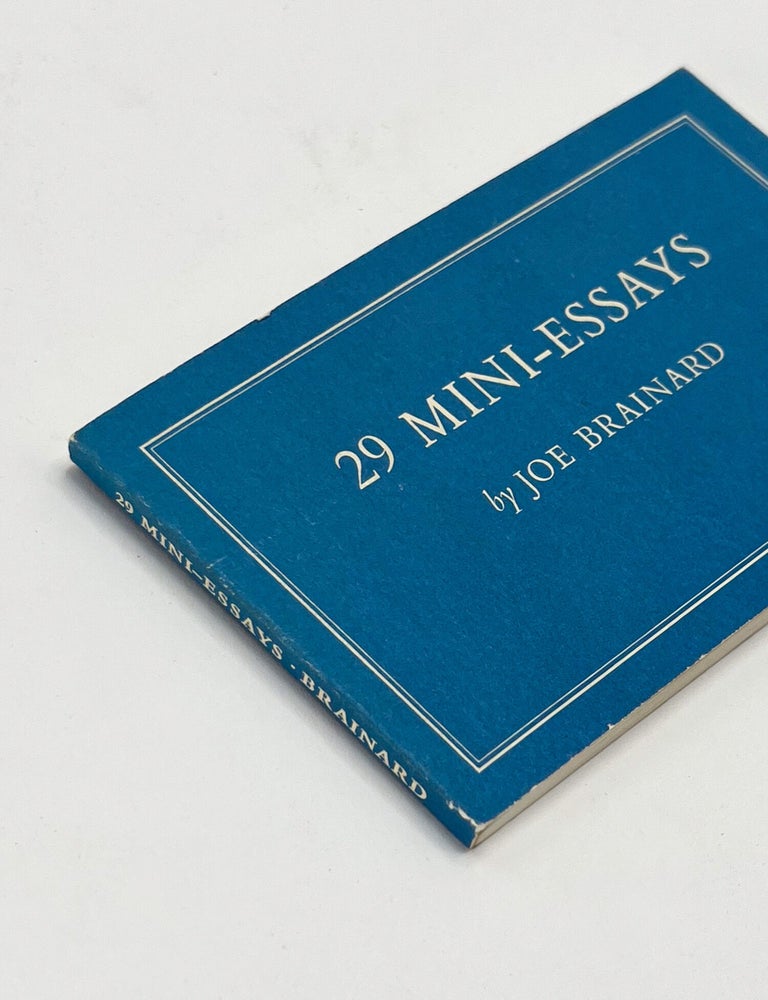 29 MINI-ESSAYS