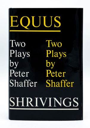 Item #42332 EQUUS AND SHRIVINGS: Two Plays. Peter Shaffer