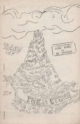 THE STONE: Vol. 1 No. 1 – Summer 1967. Mike CHERVENAK, Harry Cording.
