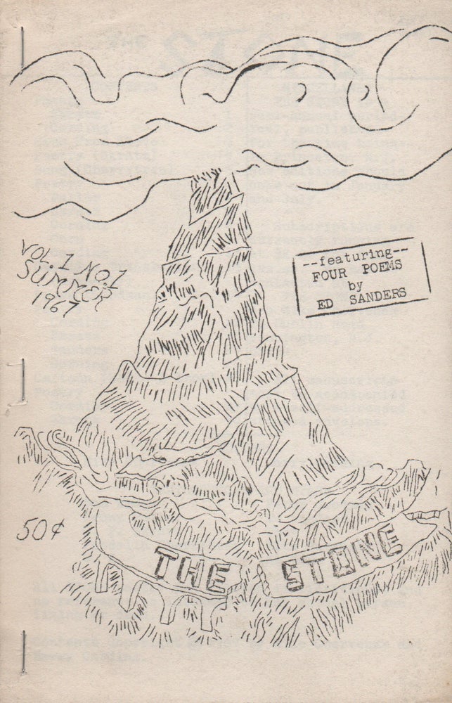 Item #42384 THE STONE: Vol. 1 No. 1 – Summer 1967. Mike Chervenak, Harry Cording, Ed Sanders.