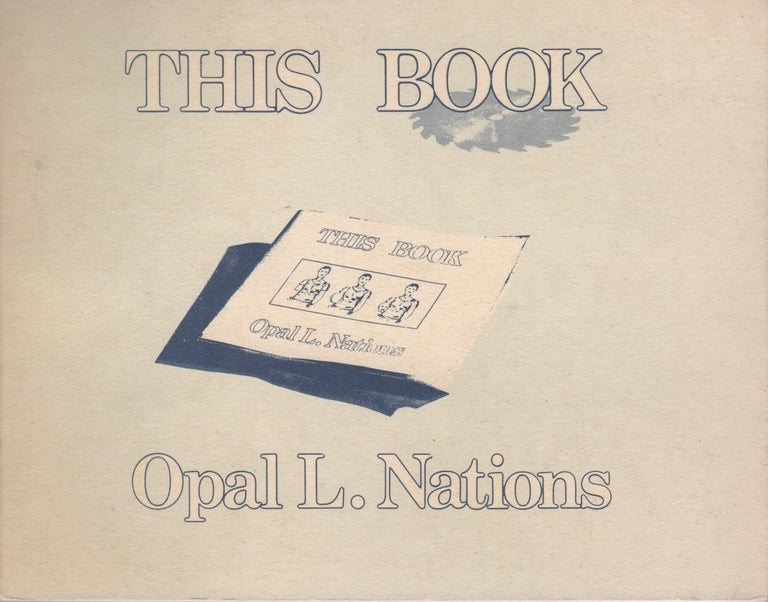 Item #42432 THIS BOOK: Or Mental Scortation. Opal L. NATIONS.