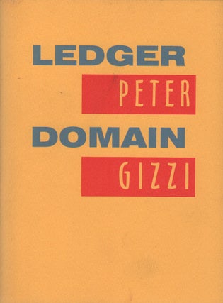 LEDGER DOMAIN. Peter GIZZI.