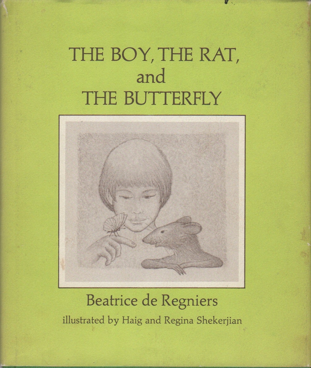 THE BOY THE RAT AND THE BUTTERFLY Beatrice Schenk de Regniers