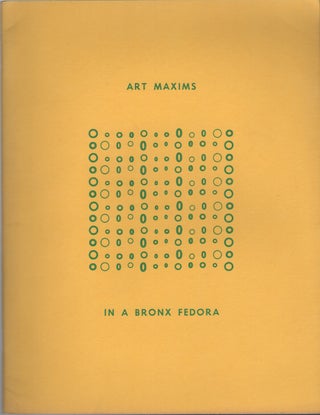 ART MAXIMS IN A BRONX FEDORA. Barry MCCALLION.