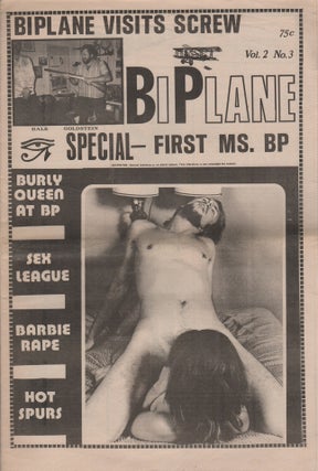 Item #42774 BIPLANE - Vol. 2 No. 3. Pornography, Erotic Newspapers