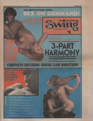 THE NATIONAL SWING: For The Sexually Aware - No. 6. Pornography, Erotic Newspapers.
