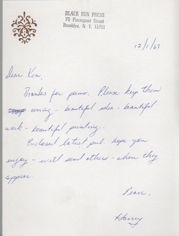 THE DWARF'S HUMP With Autograph Letter Signed from Tucker