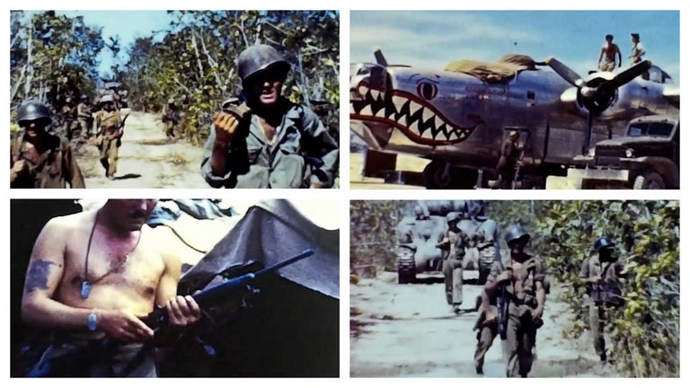 OVERSEAS WITH COLONEL CHARLES W HASH [Screen Title - Original 8mm Footage]