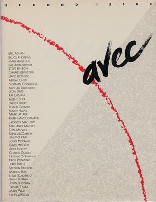 AVEC: A Journal of Writing: The "X" Issue (Second Issue. Cydney CHADWICK.