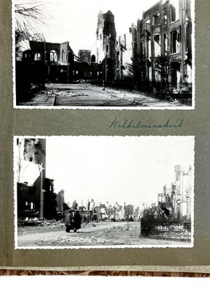 Item #42953 Photo Album of the Botched Allied Bombardment of the Bezuidenhout