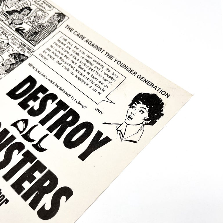 Concert Poster : DESTROY ALL MONSTERS [,] CULT HEROES & THE TWISTERS