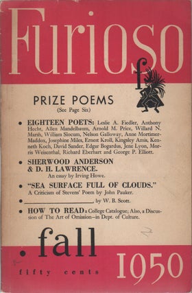 FURIOSO - Vol. 5 No. 4 - Fall 1950. Reed WHITTEMORE.