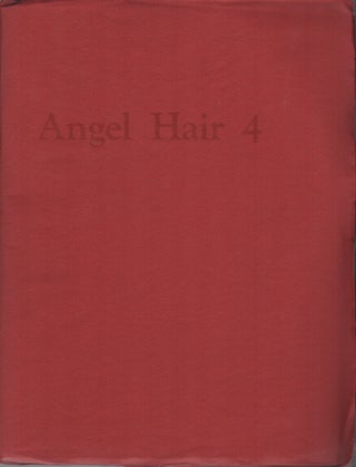 ANGEL HAIR 4. Anne WALDMAN, Lewis Warsh.