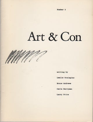 ART & CON - Number 2. Jerry ESTRIN.
