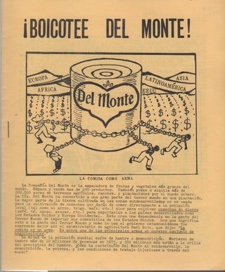 Item #43331 BOYCOTT DEL MONTE ! / ¡ BOICOTEE DEL MONTE ! Boycott Del Monte Coalition