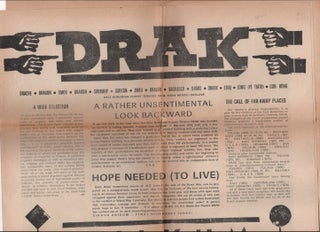 Item #43512 DRAK [Promotional Newspaper For the Play "Circus Unikum"]. East Bohemian Puppet...