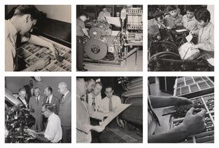 Item #43620 Collection of Printing Photographs from New York School of Printing