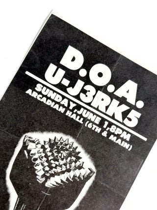 Item #43704 D.O.A. / U-J3RK5. Music, Punk
