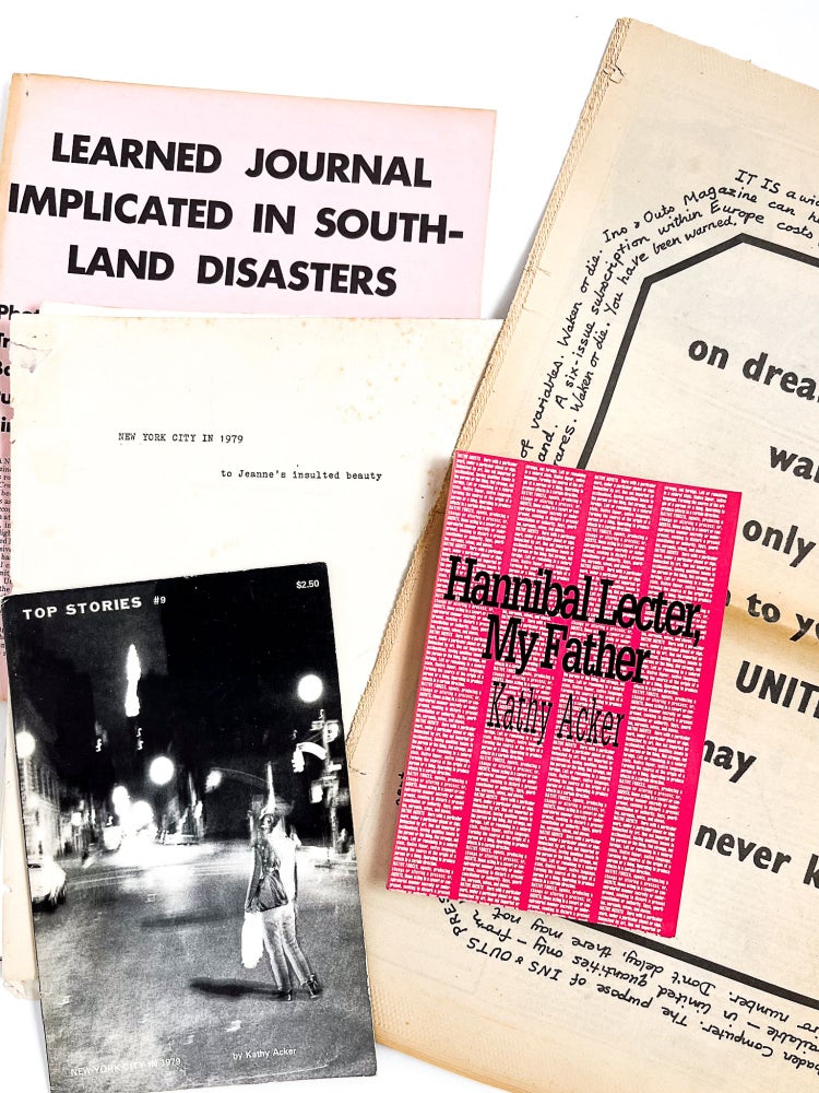 Archive of] NEW YORK CITY IN 1979: to Jeanne's insulted beauty. Kathy ACKER.