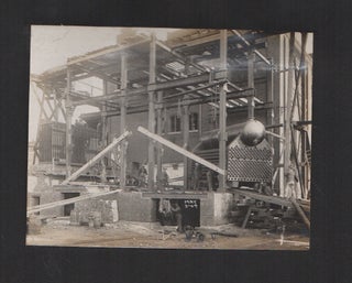 Item #44013 Original Photo Album of a Sugar Refinery Construction