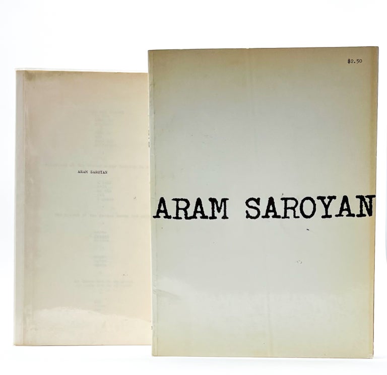 Original Typescript for ARAM SAROYAN