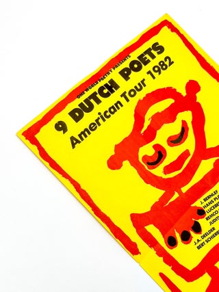 Item #44150 Event Poster: 9 DUTCH POETS American Tour 1982. Karel Appel, J. Bernlef, Hans Plomb,...