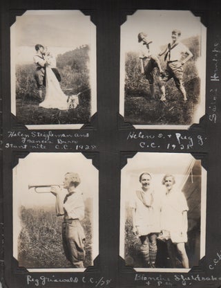 Item #44154 [Girl Scout Camp Photo Album 1926-1929]. Scouting, Girls