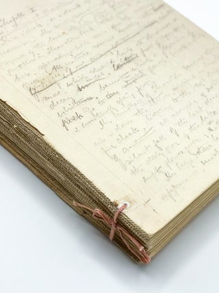Handwritten manuscript of THE MISTRESS OF SHENSTONE. Florence L. Barclay.