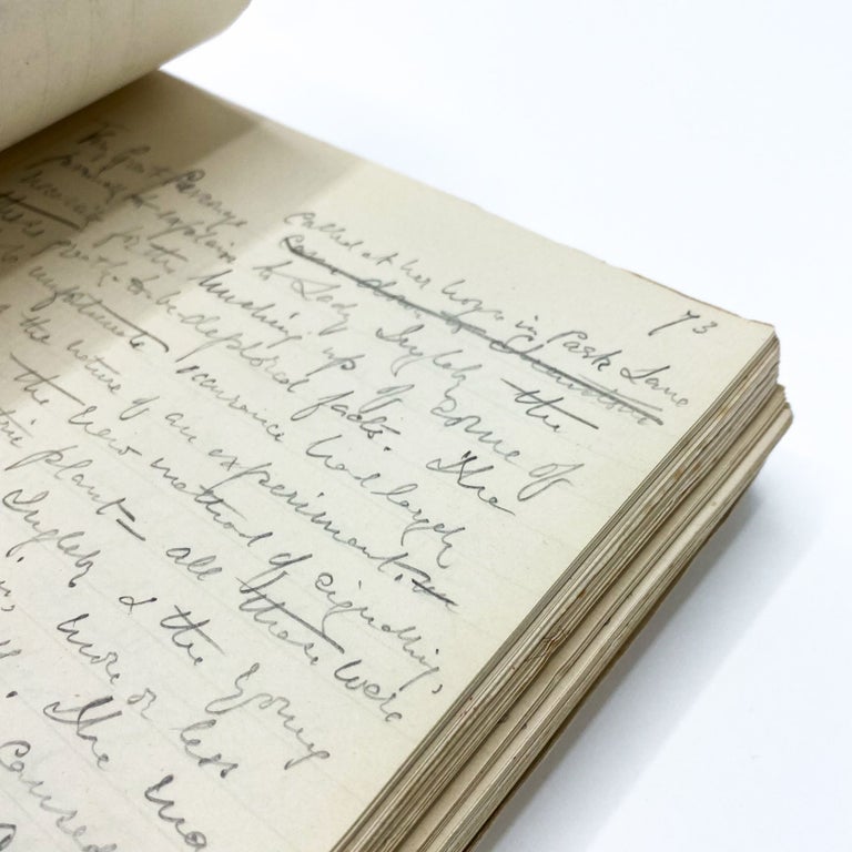 Autograph manuscript of THE MISTRESS OF SHENSTONE