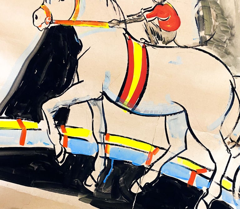 Original Study For CRICKET: The Story of a Little Circus Pony