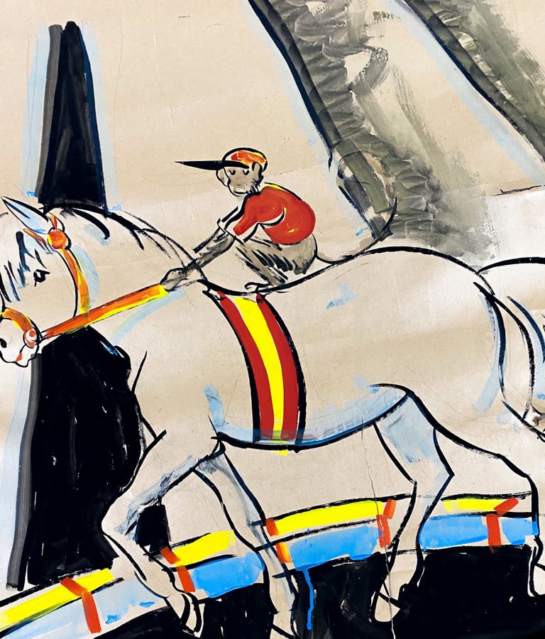 Original Study For CRICKET: The Story of a Little Circus Pony