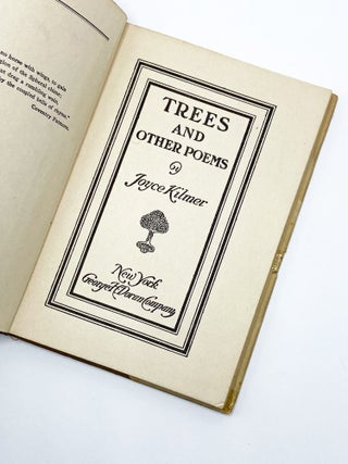 TREES AND OTHER POEMS. Joyce Kilmer.