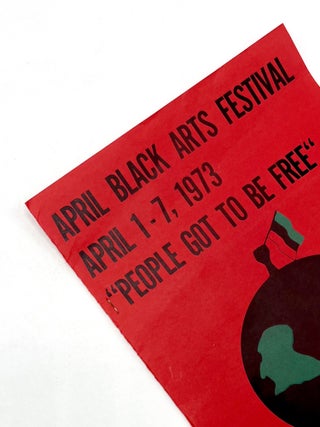 Item #45672 APRIL BLACK ARTS FESTIVAL APRIL 1-7 1973 / "PEOPLE GOT TO BE FREE" Linda Russell