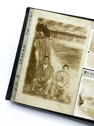 Item #45814 Pre-War Photo Album of a Japanese Man's Travels in New York. Naohiro Kusonoki