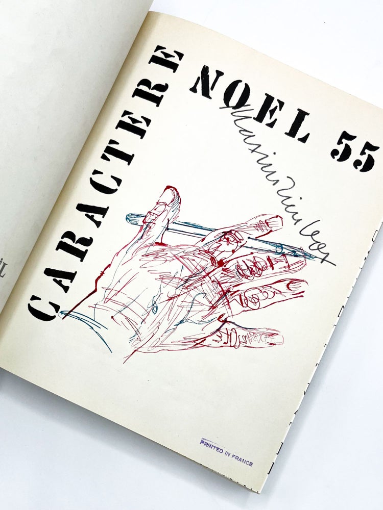 CARACTÈRE NOËL 55: Le dessin dans l'imprimé Français