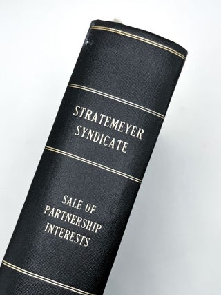 Item #46691 STRATEMEYER SYNDICATE: Sale of Partnership Interests; July 30-31, 1984. Kumble...