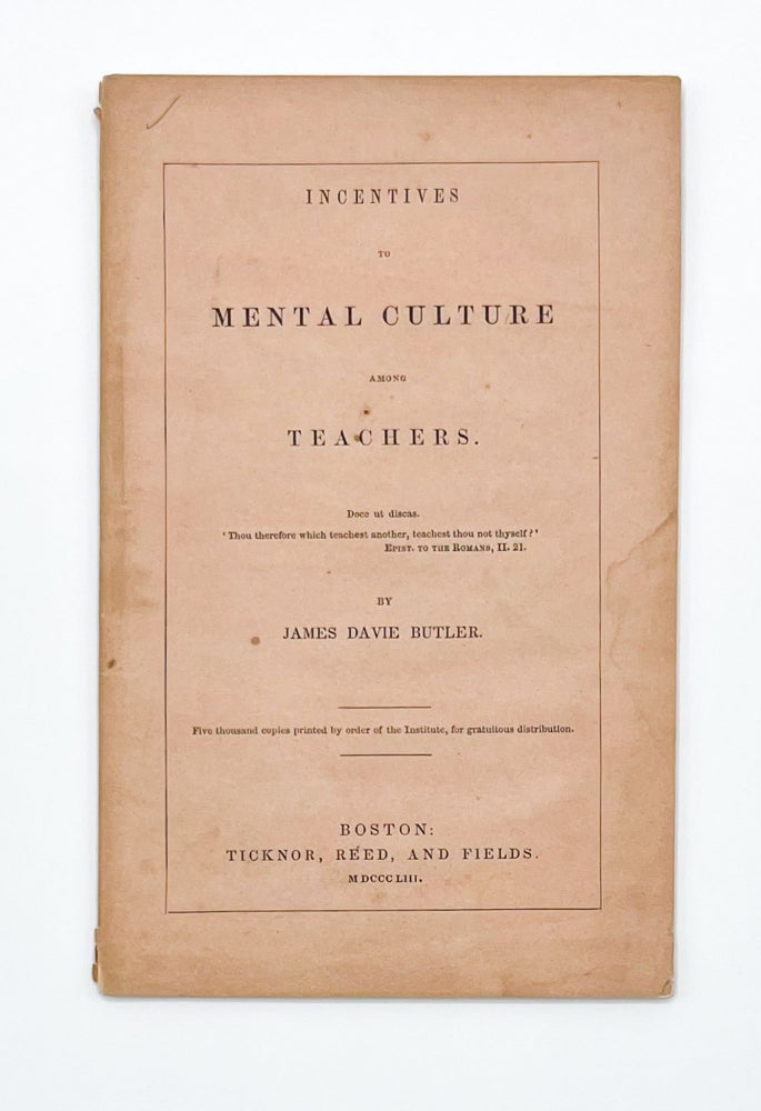 INCENTIVES TO MENTAL CULTURE AMONG TEACHERS