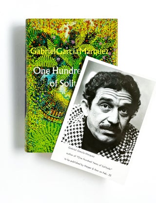 Item #47364 ONE HUNDRED YEARS OF SOLITUDE. Gabriel García Márquez, Gregory Rabassa