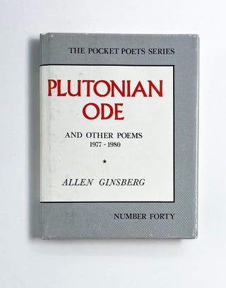 Item #47437 PLUTONIAN ODE. Allen Ginsberg
